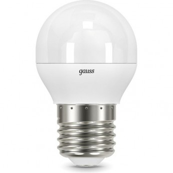 Лампа GAUSS BLACK LED GLOBE E27 7W 4100K STEP DIMMABLE