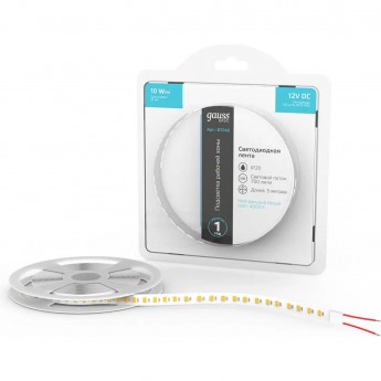 Лента GAUSS BASIC LED 2835/120 12V 4000K IP20 1/100 5m