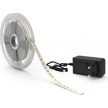 Лента GAUSS BASICc в комплекте LED 2835/120 12V 12W/m 1200lm/m 3000K 8mm IP65 5m