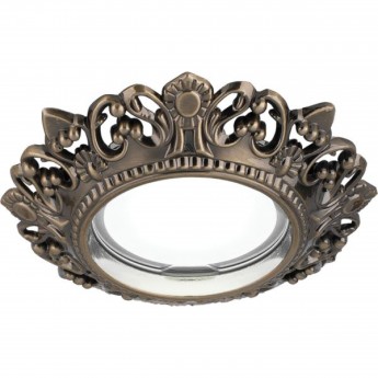 Светильник GAUSS ANTIQUE CA053 Круг. Бронза Gu5.3 1/40